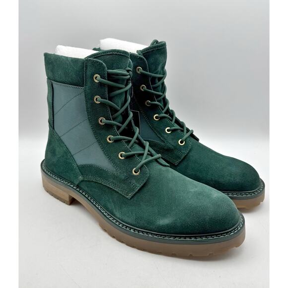 Saint Morta Mens Legion Ankle Boots US 12 Green Suede NIB main image 13